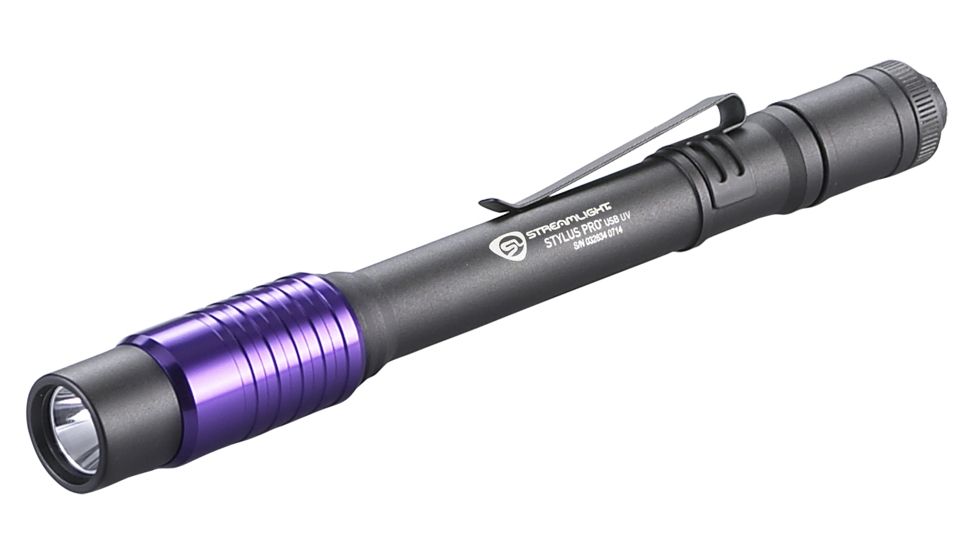 Streamlight Stylus Pro Pen Light, Usb Rechargeable, Uv Led, 230V Charging Cord, 66154