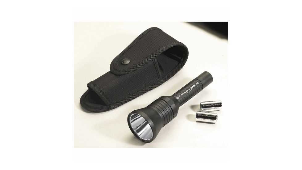 Streamlight Super Tac C4 LED 135 Lumen Flashlight, Black w/ 2 Lithium Batteries, Blister 88701