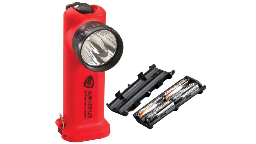 Streamlight Survivor-LED 90540 - orange w/ Alkaline Battery pack