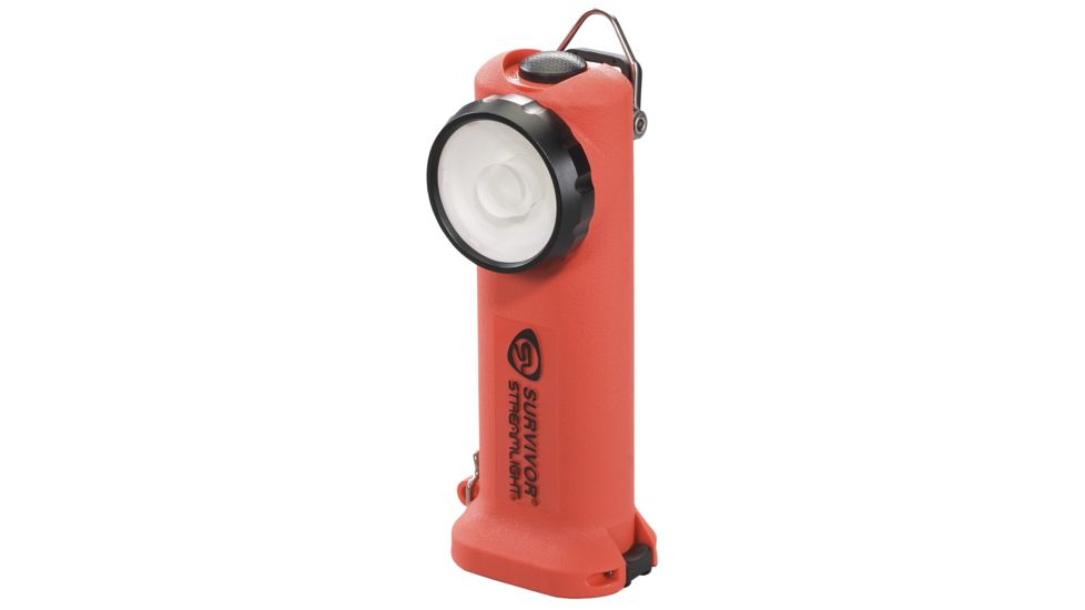 Streamlight Survivor LED Flashlight, Orange - NiCD Battery Pack, No Charger 90500