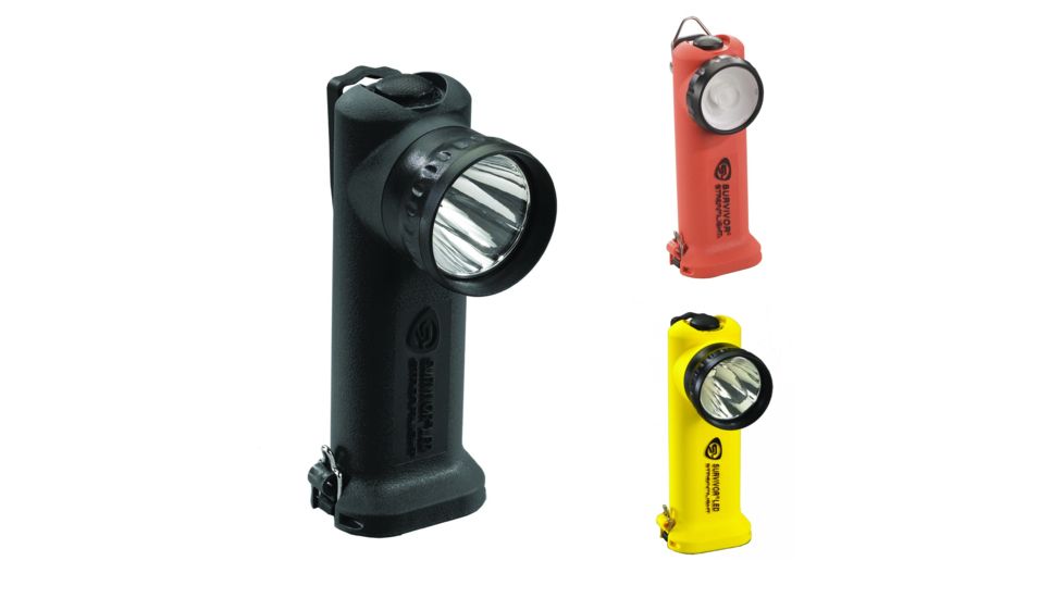 Streamlight Survivor LED Flashlight, Yellow / Orange, Black, Orange, Yellow