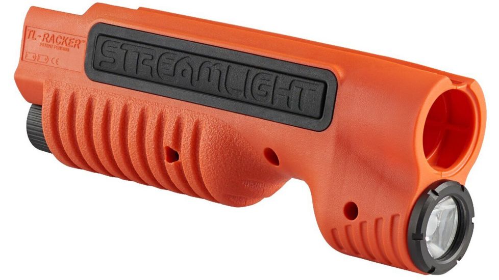 Streamlight TL Racker LED Weapon Light, CR123A, White, 1000 Lumens, Orange, 69610