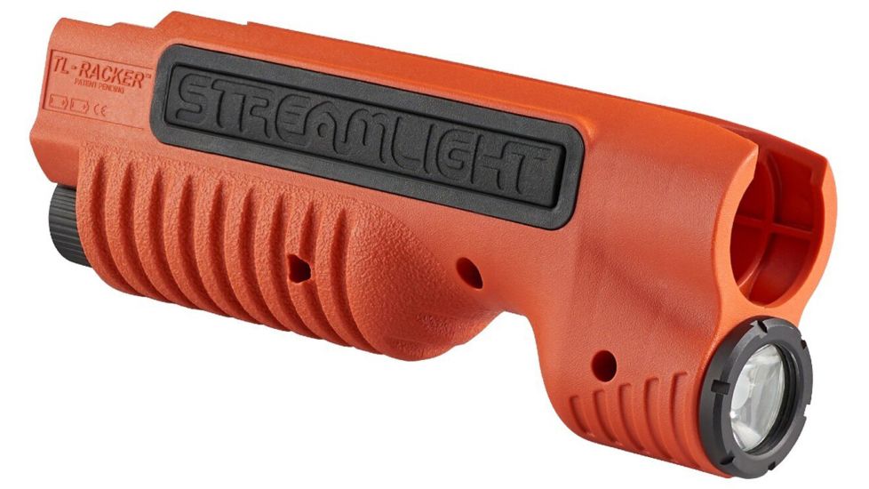 Streamlight TL Racker LED Weapon Light, CR123A, White, 1000 Lumens, Orange, 69611