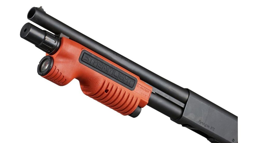 Streamlight TL Racker LED Weapon Light, CR123A, White, 1000 Lumens, Orange, 69611