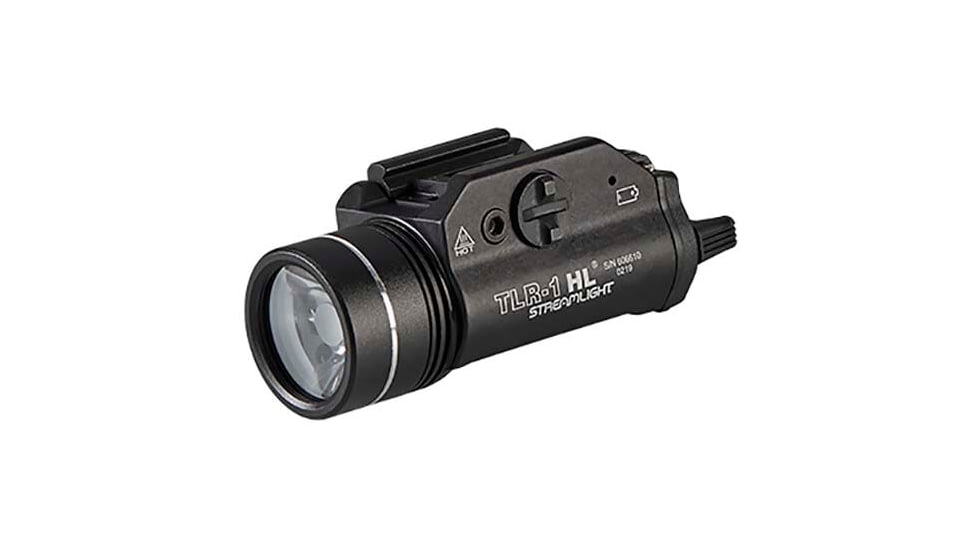 Streamlight TLR-1 HL 1000 Lumen LED Tactical Weapon Light Long Gun Kit, CR123A, White, 1000 Lumens, Black, 69262