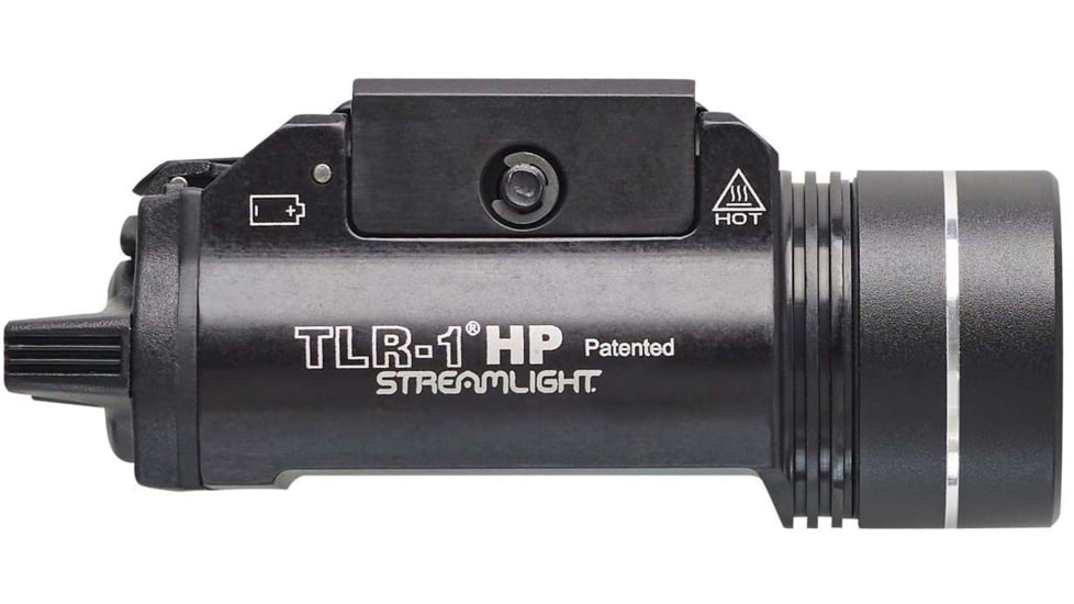 Streamlight TLR-1 HP 1000 Lumens High-Candela Rail-Mounted Strobing LED Tactical Light, CR123A, Black, 59150