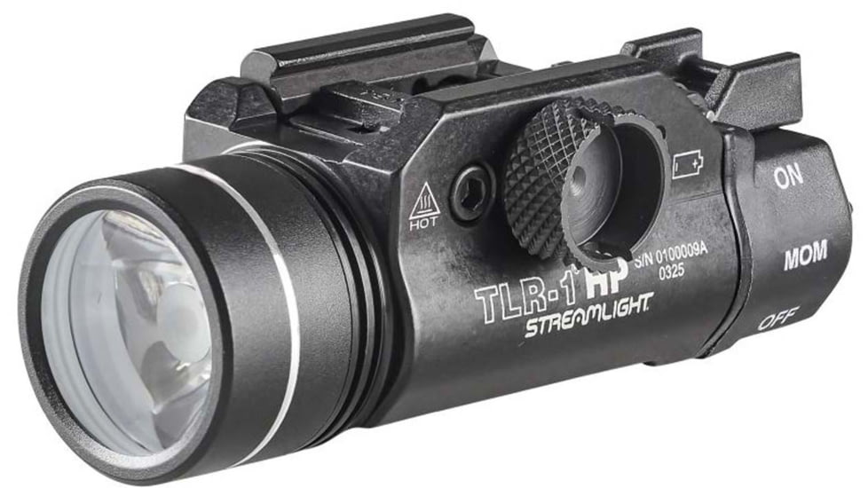 Streamlight TLR-1 HP Long Gun Kit Black Aluminum 1000 Lumens Rail Mount, 59152