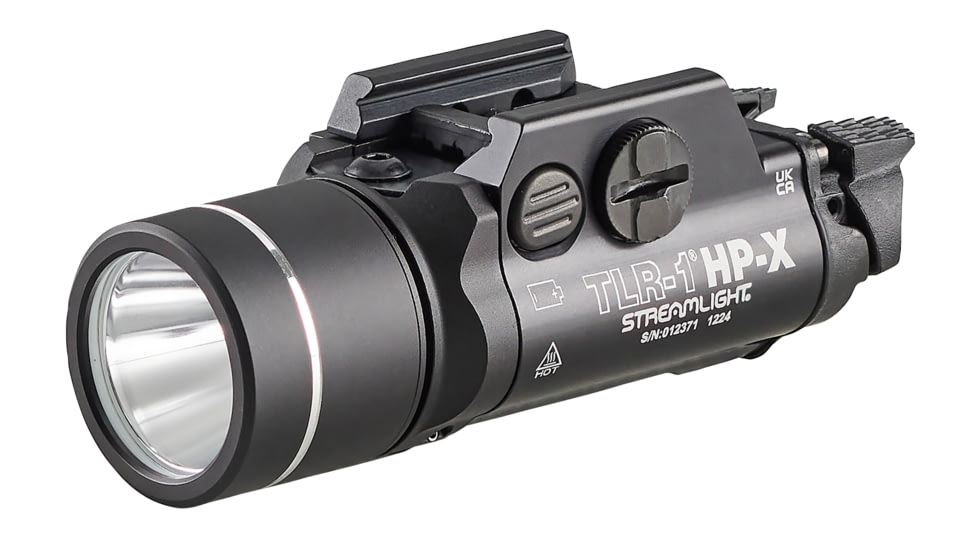 Streamlight TLR-1 HP-X 1300 Lumens Weapon Light, Lithium Ion, Black, 69168
