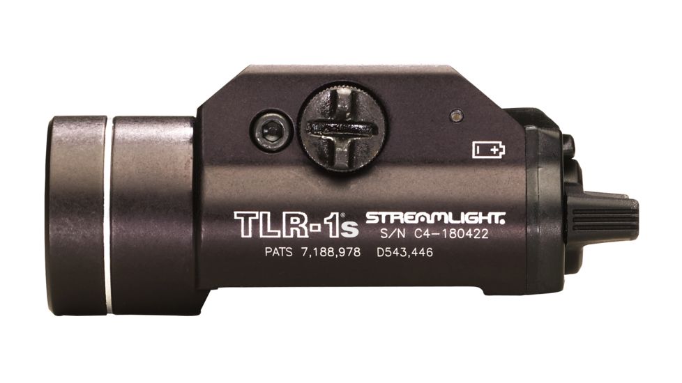 Streamlight TLR-1S With Strobe, CR123A Lithium, 300 Lumens, Black, 69211