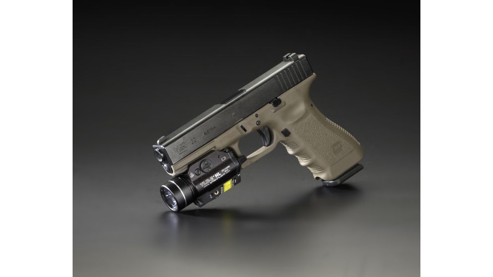 Streamlight TLR-2 HL High LumensWeapon Flashlight , CR123A, Red, 1000 Lumens, Black, 69261