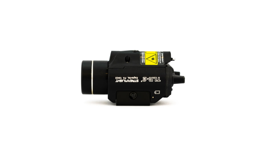 Streamlight TLR-2 Tactical Weapon Flashlight w/ Laser Sight, CR123, Laser Sight , No Strobe, 300 Lumens, Black, 69120