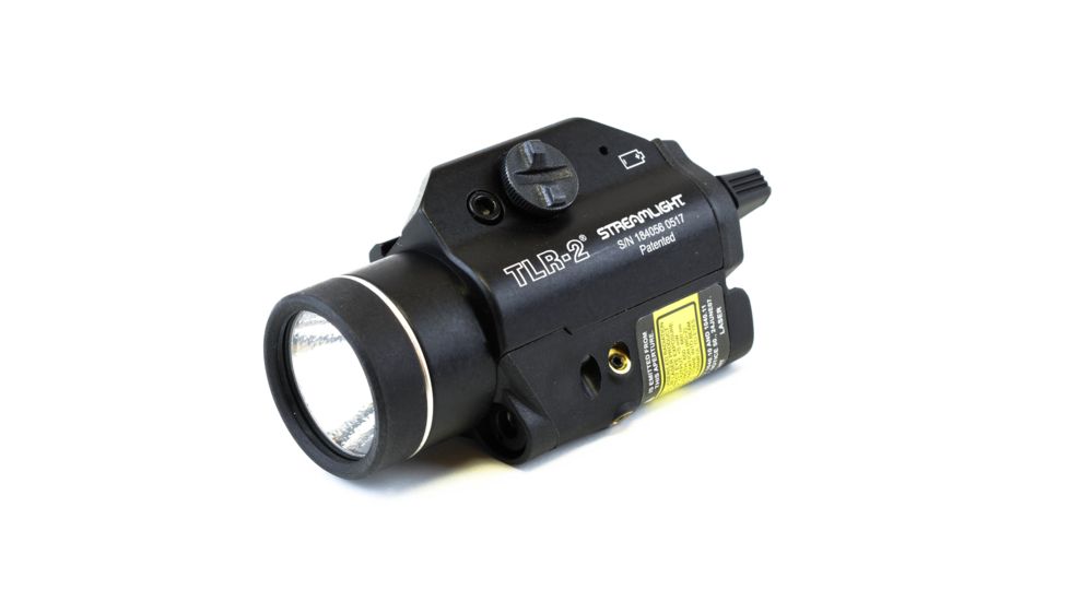 Streamlight TLR-2 Tactical Weapon Flashlight w/ Laser Sight, CR123, Laser Sight , No Strobe, 300 Lumens, Black, 69120
