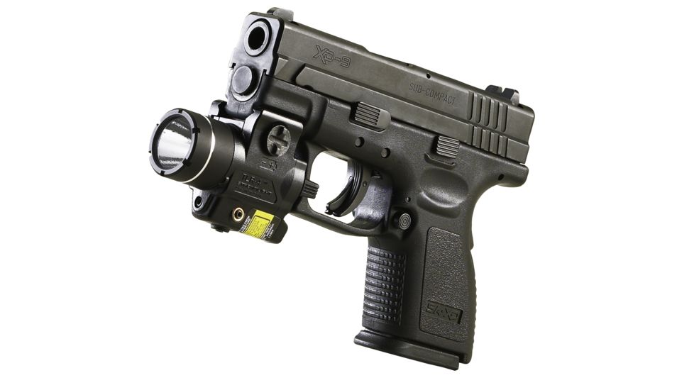 Streamlight TLR-2G LED Rail-Mounted Tactical Light, CR123A, Green/White, 300 Lumens, Black, 69250
