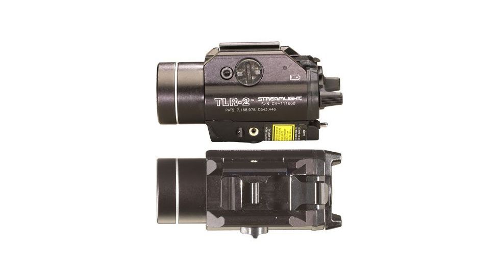 Streamlight TLR-2G LED Rail-Mounted Tactical Light, CR123A, Green/White, 300 Lumens, Black, 69250