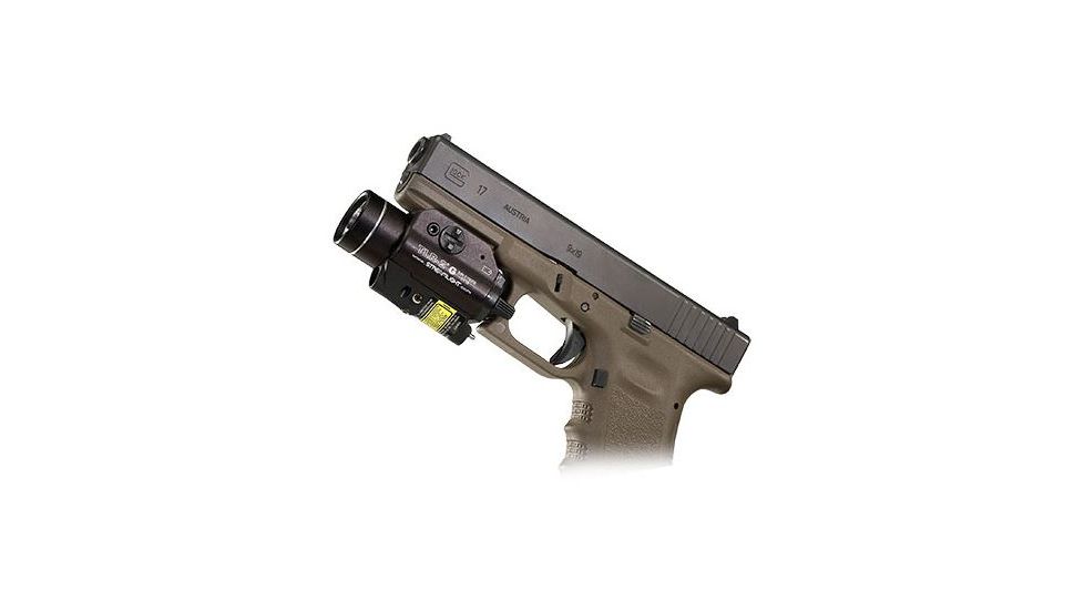 Streamlight TLR-2G LED Rail-Mounted Tactical Light, CR123A, Green/White, 300 Lumens, Black, 69250