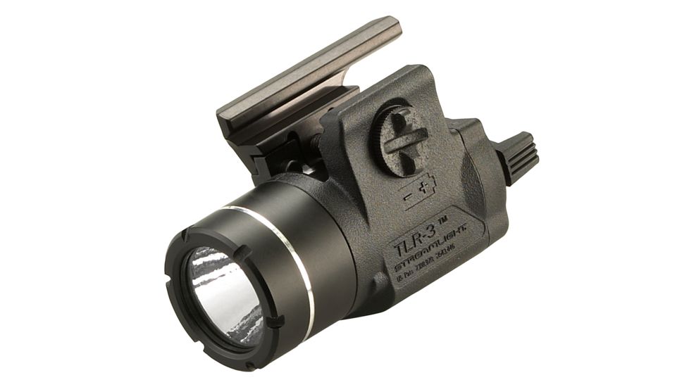 Streamlight TLR-3 Compact Rail Mounted Tactical Light, CR2, USP Compact Only, White, 125 Lumens, Black, 69221