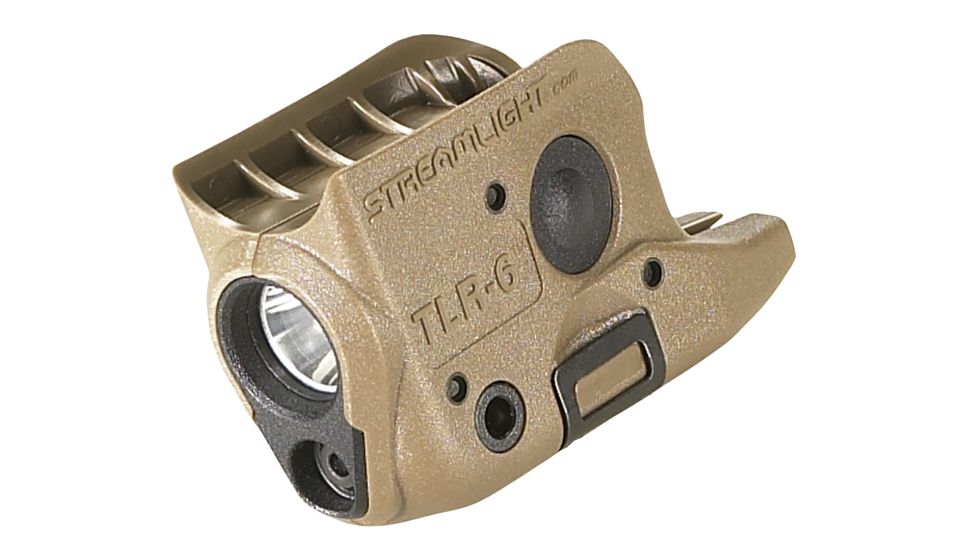 Streamlight TLR-6, GLOCK 42/43 Sub Compact Gun Mounted Light w/ Laser, Flat Dark Earth Brown 69278