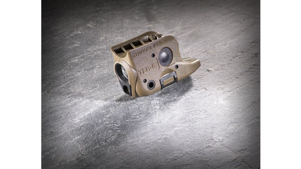 Streamlight TLR-6, GLOCK 42/43 Sub Compact Gun Mounted Light w/ Laser, Flat Dark Earth Brown 69278