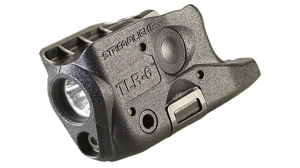 Streamlight TLR-6 Gun Mounted Tactial LED Light, CR1/3N, Glock 26, Glock 27, Glock 33, Red, 100 Lumens, Black, 69272
