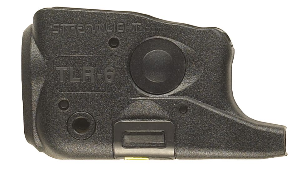 Streamlight TLR-6 Gun Mounted Tactial LED Light, CR1/3N, Glock 26, Glock 27, Glock 33, Red, 100 Lumens, Black, 69272