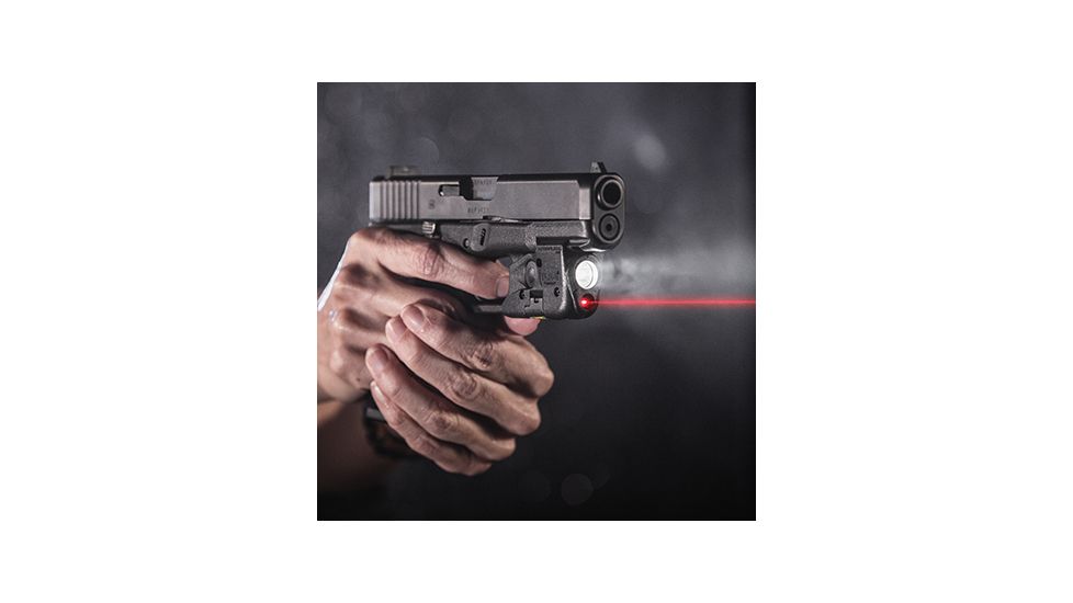 Streamlight TLR-6 Gun Mounted Tactial LED Light, CR1/3N, Glock 26, Glock 27, Glock 33, Red, 100 Lumens, Black, 69272