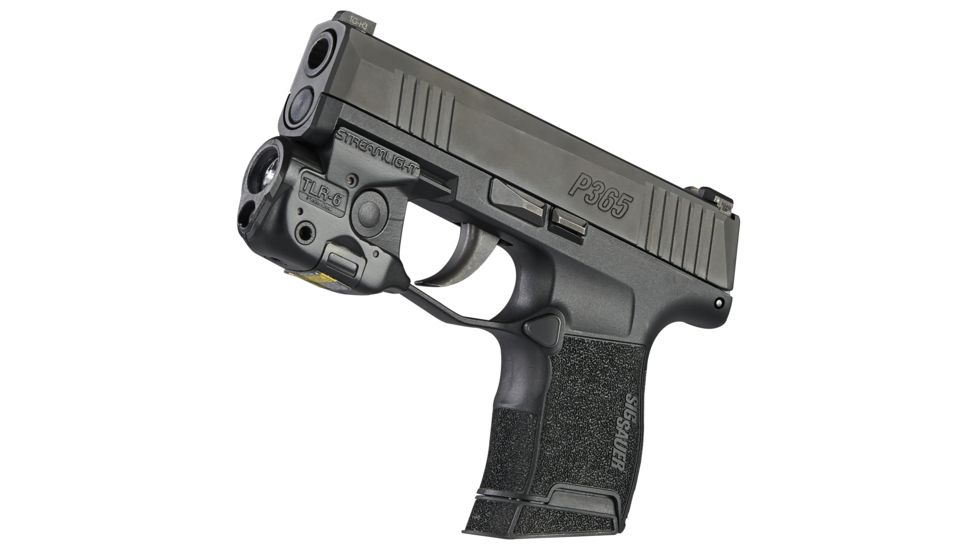Streamlight Tlr-6 Rail Mount Gun Light, 100 Lumen White Led, 640-660Nm Red Laser, Sig Sauer P365, 2 X Cr 1/3N Lithium Battery, 69284