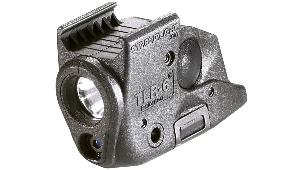 Streamlight TLR-6 Rail SA XD Weapon Light w/White LED /Red Laser, Black, 69291