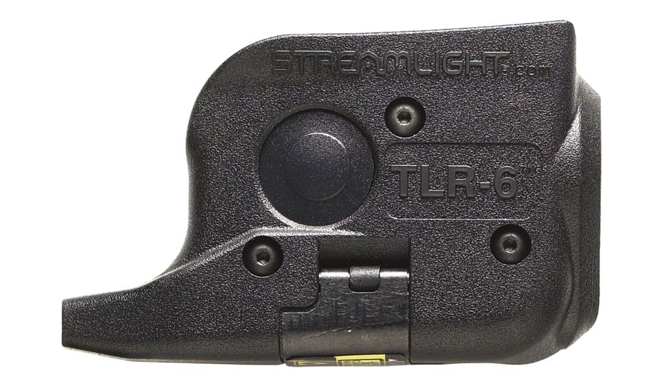 Streamlight TLR-6 Subcompact Gun-Mounted Tactical Light w/Red Laser, Glock 42/43, Black, 69270