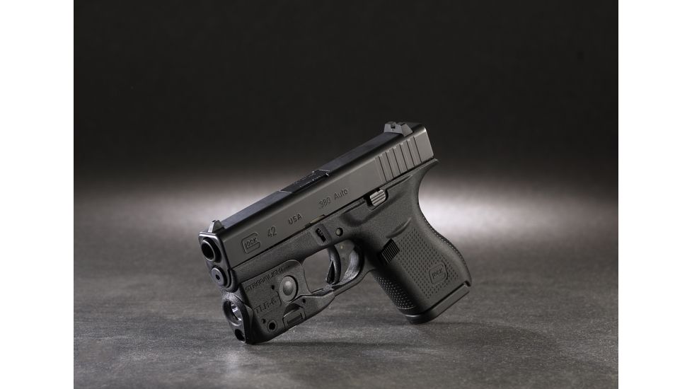 Streamlight TLR-6 Subcompact Gun-Mounted Tactical Light w/Red Laser, Glock 42/43, Black, 69270
