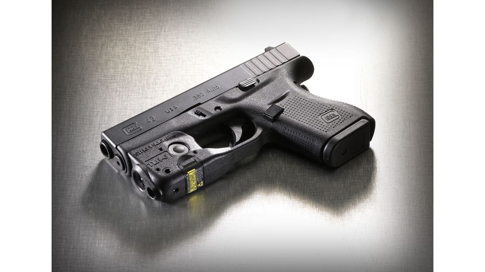 Streamlight TLR-6 Subcompact Gun-Mounted Tactical Light w/Red Laser, Glock 42/43, Black, 69270