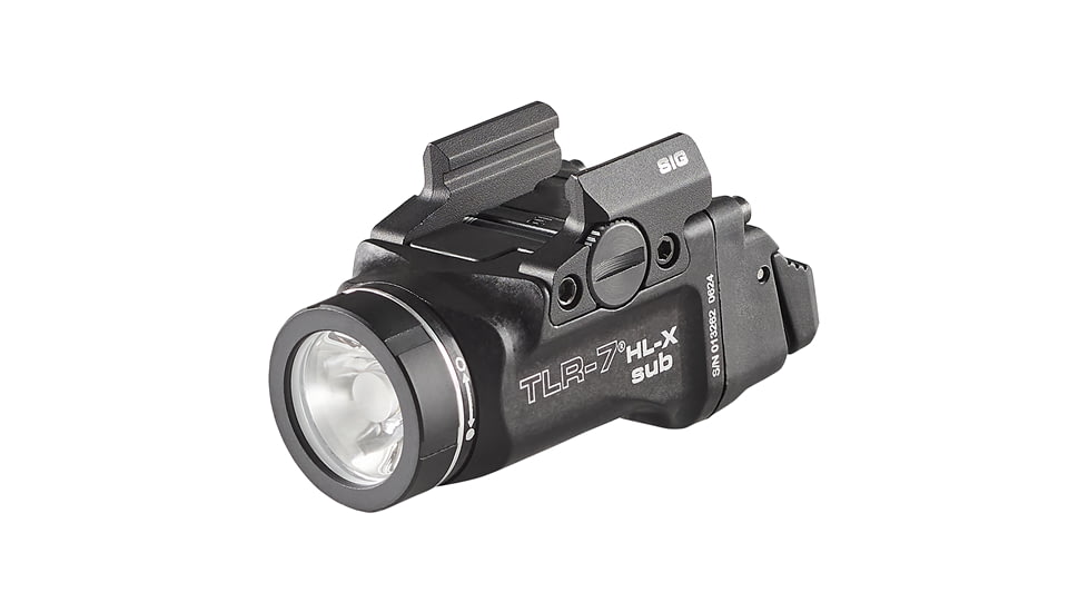 Streamlight TLR-7 HL-X Sub USB Multi-Fuel, High-Lumen, Rail-Mounted Light, SIG Sauer P365, SIG Sauer P365 XL, Black, 69504