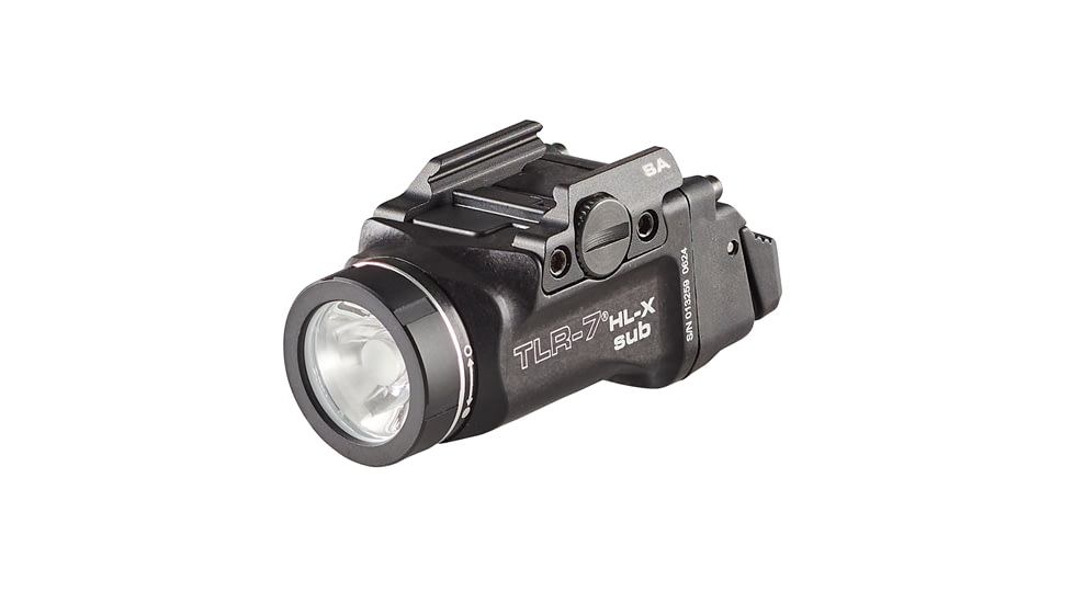 Streamlight TLR-7 HL-X Sub USB Multi-Fuel, High-Lumen, Rail-Mounted Light, Springfield Armory Hellcat, Heckler Koch CC9, Black, 69506