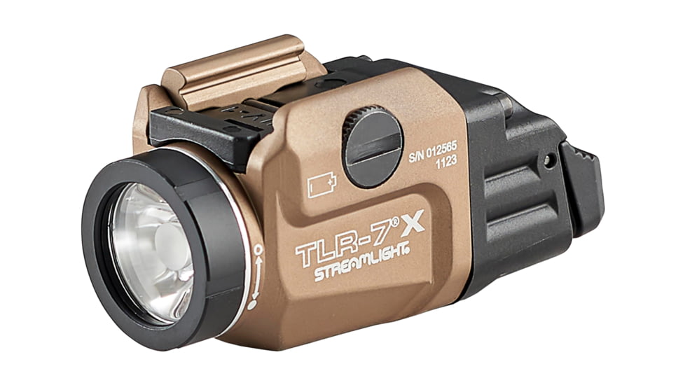 USED Streamlight TLR-7 Hl-X USB Multi-Fuel Rail-Mounted Flashlight, Sl-b9, White, 1000 Lumens, Flat Dark Earth, 69459, EDEMO1, Used, Condition Like New