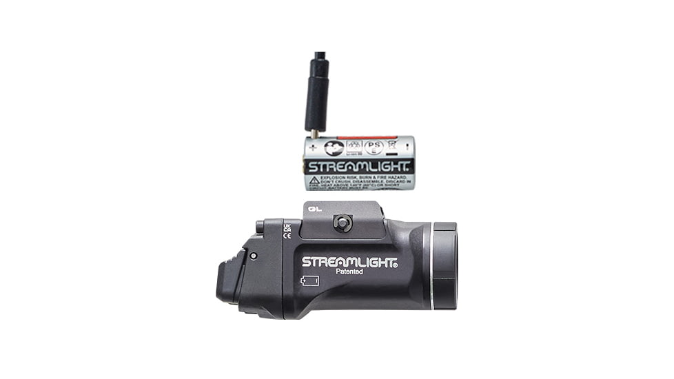 Streamlight TLR-7 X sub USB 500 Lumens LED Weapon Light, CR123A, Black, Springfield Armory Hellcat/Heckler &amp; Koch CC9, 69408