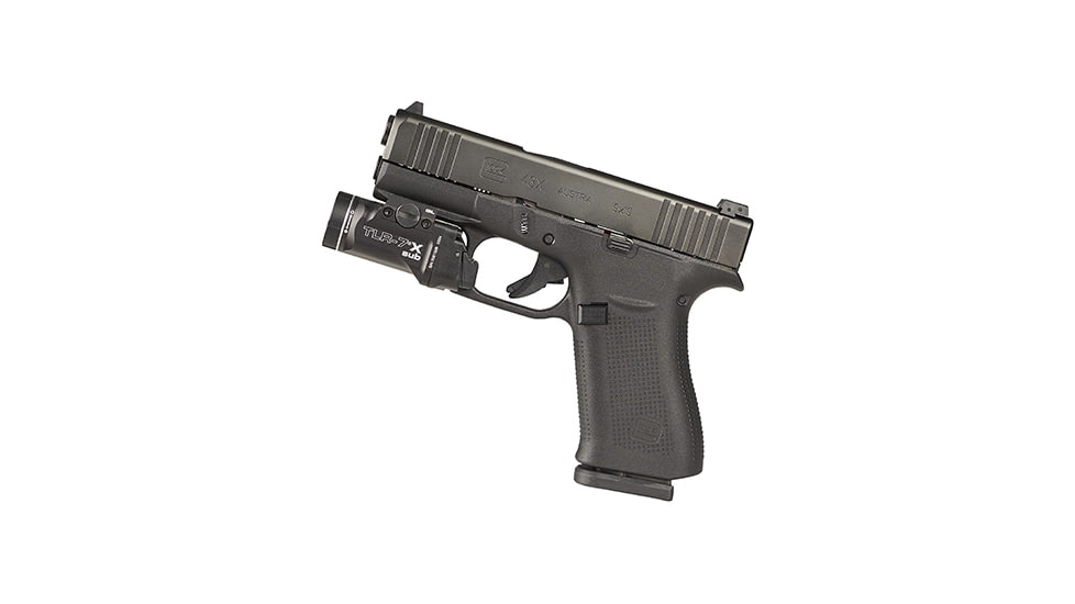 Streamlight TLR-7 X sub USB 500 Lumens LED Weapon Light, CR123A, Black, Glock 43X/48 MOS/43X/48 Rail, 69405