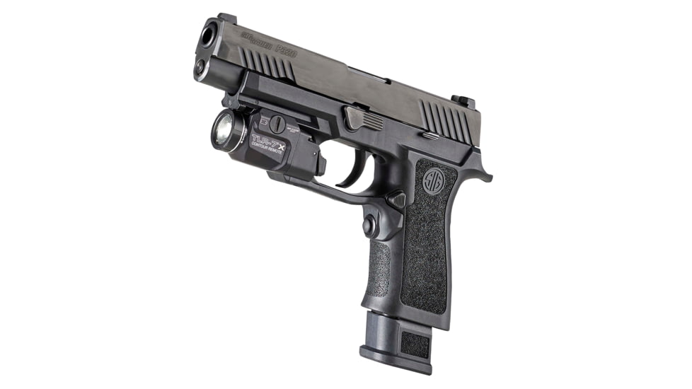 Streamlight TLR-7A 500 Lumens LED Tactical Light w/ Integrated Contour Remote Switch, CR123A Lithium Battery, Black, SIG SAUER P320 XCarry, 69480