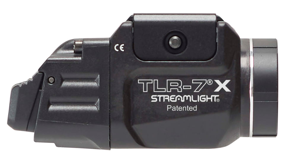 Streamlight TLR-7X Weapon Light, 500 Lumens, High Switch, CR123A Lithium Battery, Key Kit, 69423