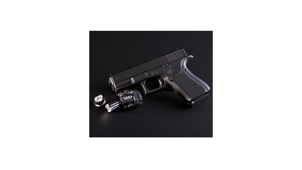 Streamlight TLR-8 G Tactical Weapon Light w/Laser Sight, Rail Mounted, 500 Lumen LED, 510-520nm Green Laser, 1 x CR123A Battery, Black, 69430