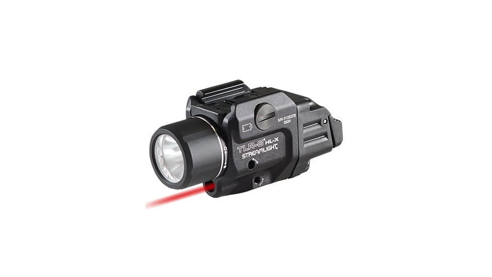 Streamlight TLR-8 HL-X USB SL-B9 Rechargeable 1000 Lumens Weapon Light with High And Low Switches, USB-C Cord, Multi-Tool, And Key Kit, Black, 69465