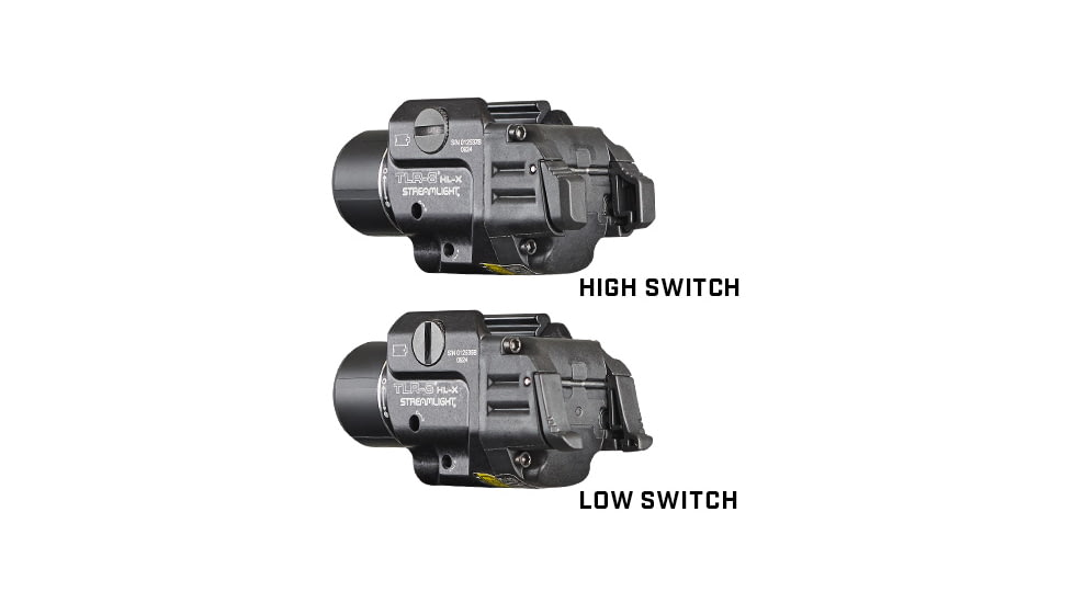 Streamlight TLR-8 HL-X USB SL-B9 Rechargeable 1000 Lumens Weapon Light with High And Low Switches, USB-C Cord, Multi-Tool, And Key Kit, Black, 69465