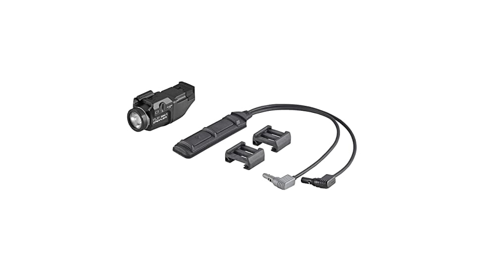 Streamlight TLR RM 1 Compact Mounted LED Tactical Light w/ Dual Remote Switch, CR123A Lithium, White, 500 Lumens, Black, 69442