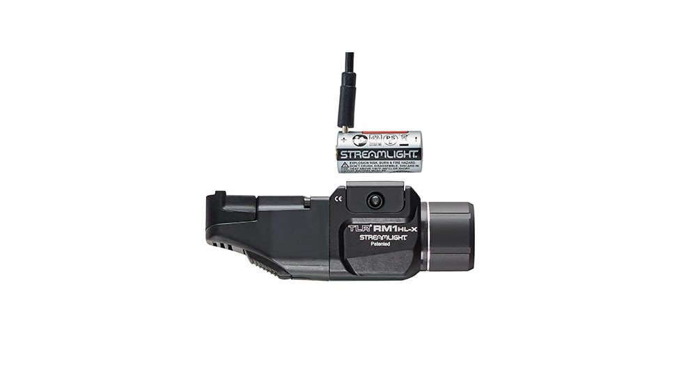 Streamlight TLR RM 1 HL-X USB 1000 Lumens Weapon Light, SL-B9 Rechargeable, with Key Kit, USB-C Cord, Black, 69484