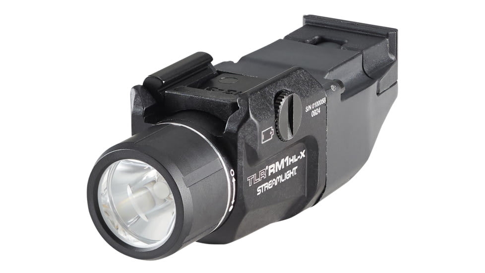 Streamlight TLR RM 1 HL-X USB 1000 Lumens Weapon Light, SL-B9 Rechargeable, with Key Kit, USB-C Cord, Black, 69484