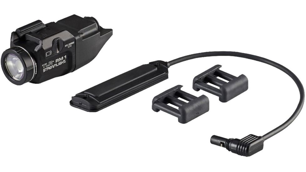 DEMO, Streamlight Compact Lighting System, CR123A, Weapon Light and Remote Pressure Switch, White, 500 Lumens, Black, 69440