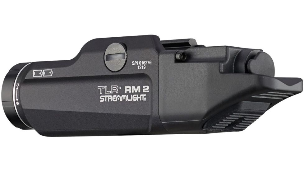 Streamlight TLR RM 2 Low Profile Lighting System, Gun Light Only, CR123A, White, 1000 Lumens, Black, 69451