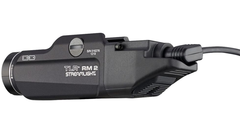 Streamlight TLR RM 2 Low Profile Lighting System, Gun Light Only, CR123A, White, 1000 Lumens, Black, 69451