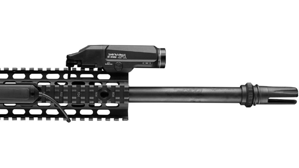 Streamlight TLR RM 2 Low Profile Lighting System, Gun Light Only, CR123A, White, 1000 Lumens, Black, 69451