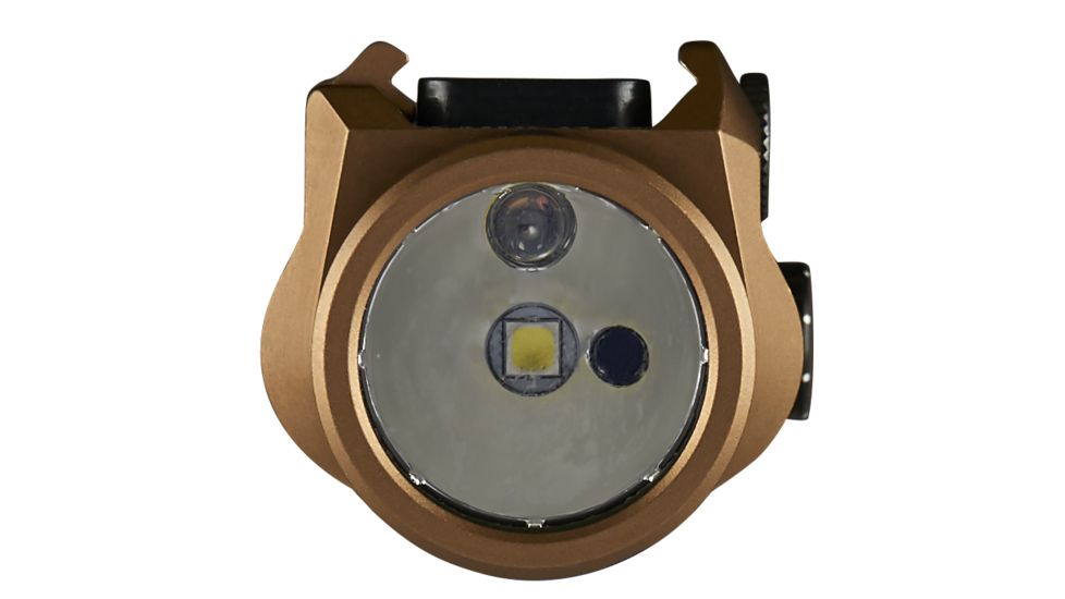 Streamlight TLR-VIR II Weapon Flashlight and IR Laser , CR123A, White, 300 Lumens, Coyote, 69191