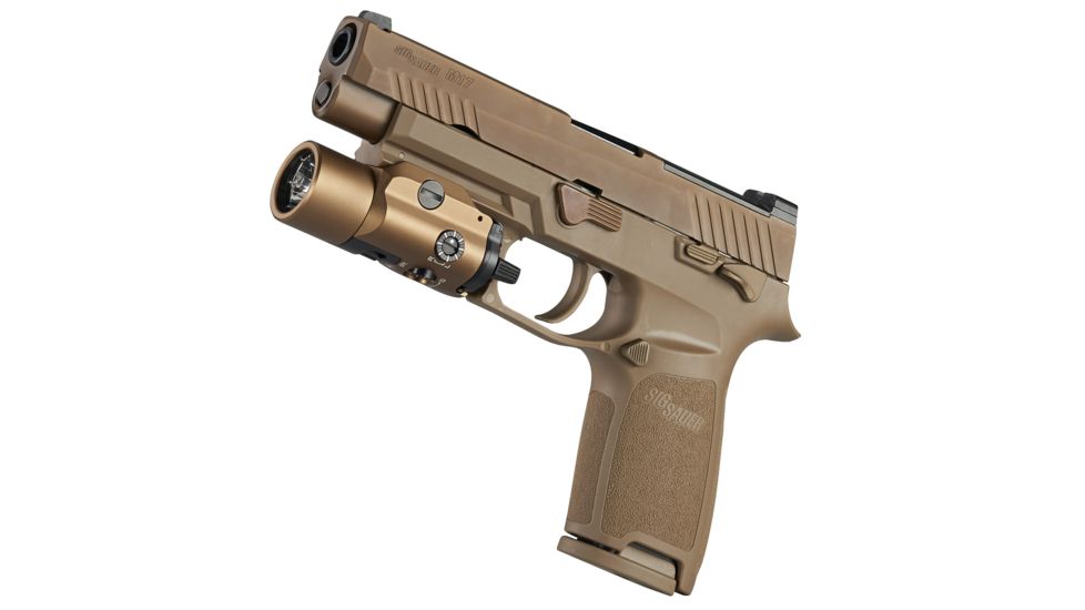 Streamlight TLR-VIR II Weapon Flashlight and IR Laser , CR123A, White, 300 Lumens, Coyote, 69191