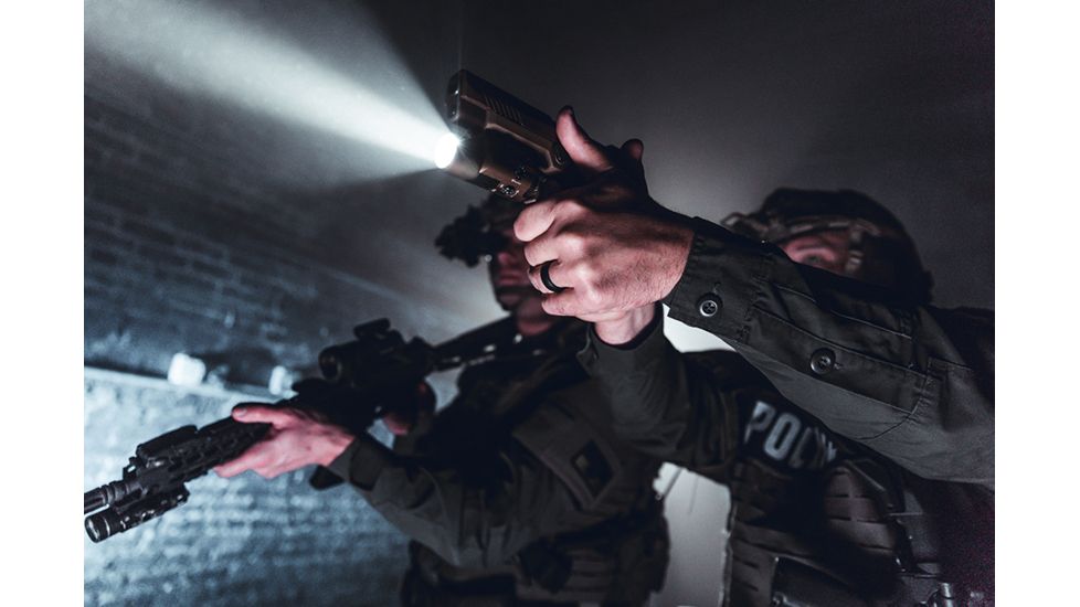 Streamlight TLR-VIR II Weapon Flashlight and IR Laser , CR123A, White, 300 Lumens, Coyote, 69191